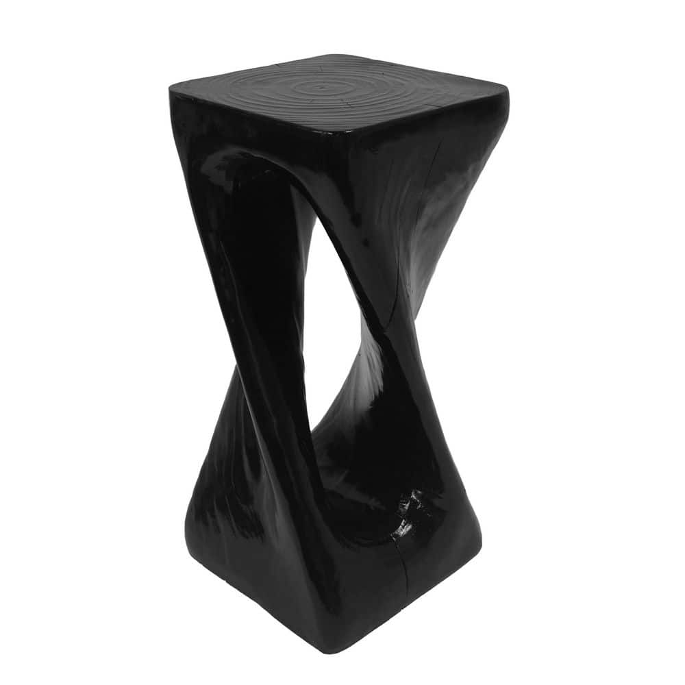 Outdoor Black Magnesium Oxide Side Table BFDATENUM727 - The Home Depot