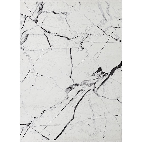 Couristan Marblehead Calcutta Eggshell 8 ft. x 10 ft. Area Rug