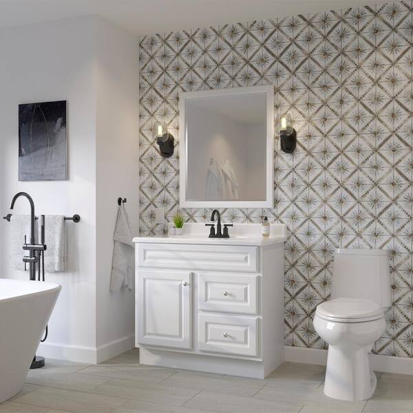 Glacier Bay Hampton 36 In W X 21 D 33 5 H Bathroom Vanity Cabinet Only White Hwh36dy Bathroom Vanity Cabinet Only, Bathroom Vanities Bay Area Showrooms