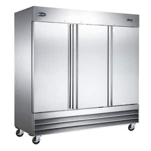 72 cu.ft. Frost Free Commercial Upright Freezer in Stainless Steel