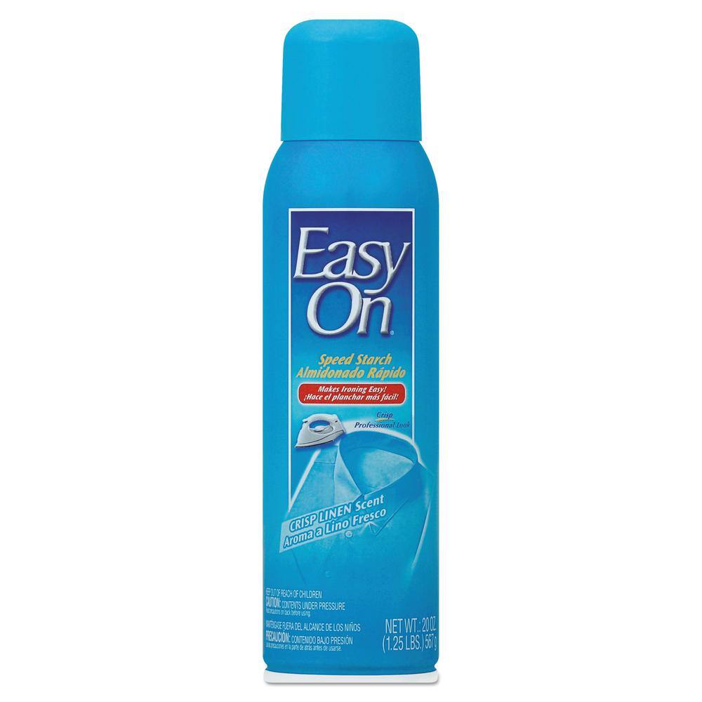 EasyOn 20 oz. Laundry Speed Spray Starch, Crisp Linen Scent, Aerosol