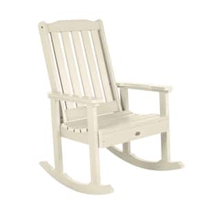 Lehigh Whitewash Recycled Plastic Outdoor Rocking Chair
