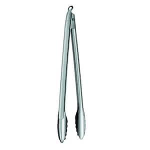 KitchenAid® Gourmet Stainless Steel Silver Utility Tongs, 12 in