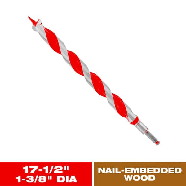DIABLO 1-1/4 in. x 17-1/2 in. Carbide Auger Drill Bit for Wood and Nail-Embedded Wood