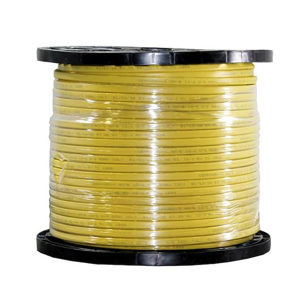 Cerrowire 1000 ft. 12/2 Yellow Solid CerroMax SLiPWire Copper NM-B Wire