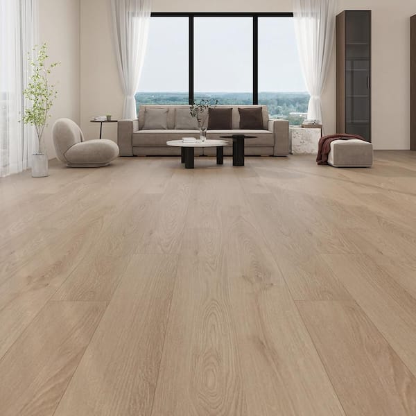 SUPEROAK Natural Clean 12mm T x 7.7 in. W x 48 in. L Waterproof