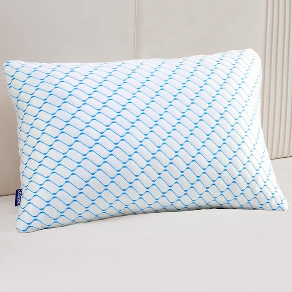 Bafode Memory Foam Standard Size Pillows Set of 2 Cooling Bed Pillow 2 Pack Shredded Memory Foam Pillow for Sleeping