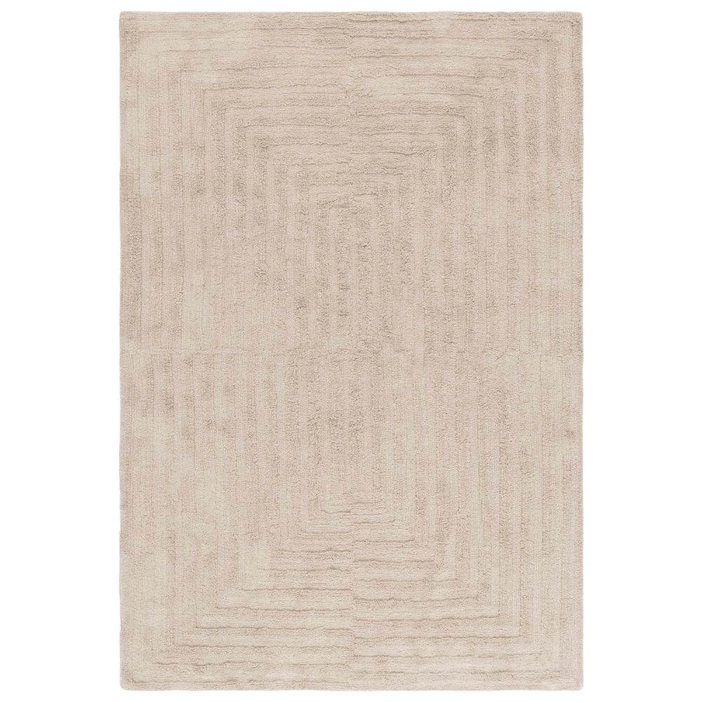Easy Care Sage 3 ft. x 5 ft. Machine Washable High-Low Solid Striped Area Rug price history on PriceWatchPro