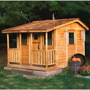 9 ft. x 7 ft. Cozy Cabin Playhouse