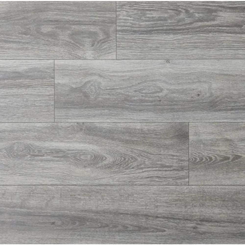 TrafficMaster Take Home Sample - Silverton Oak Water Resistant Laminate Wood Flooring
