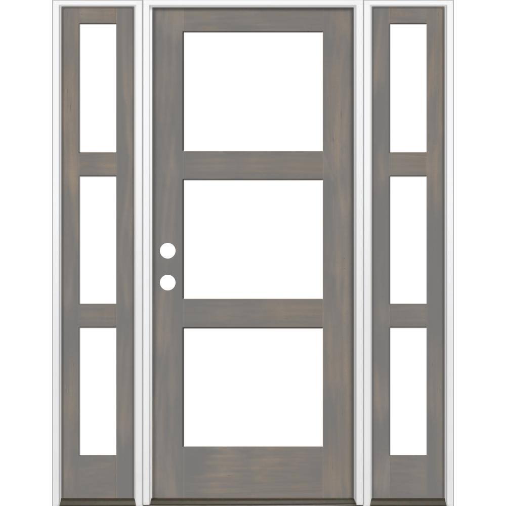 Krosswood Doors 60 in. x 96 in. Modern Hemlock RightHand/Inswing 3