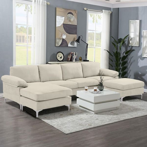 Convertible Symmetrical Sectional Sofa