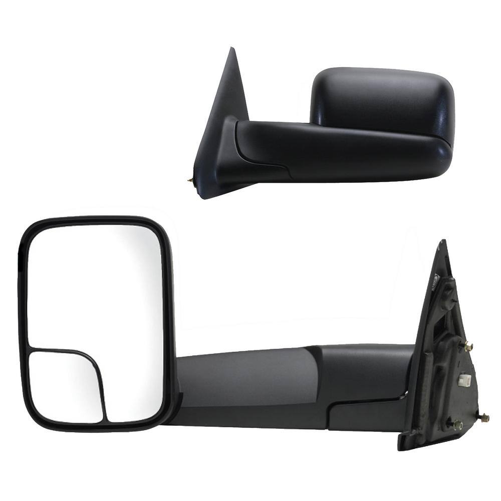 Fit System Towing Mirror Set for 02-08 Dodge Ram Pick-Up 1500 03-09  2500/3500 Spot Mirror Flip-Out Head Foldaway Pair 60113-14C - The Home Depot