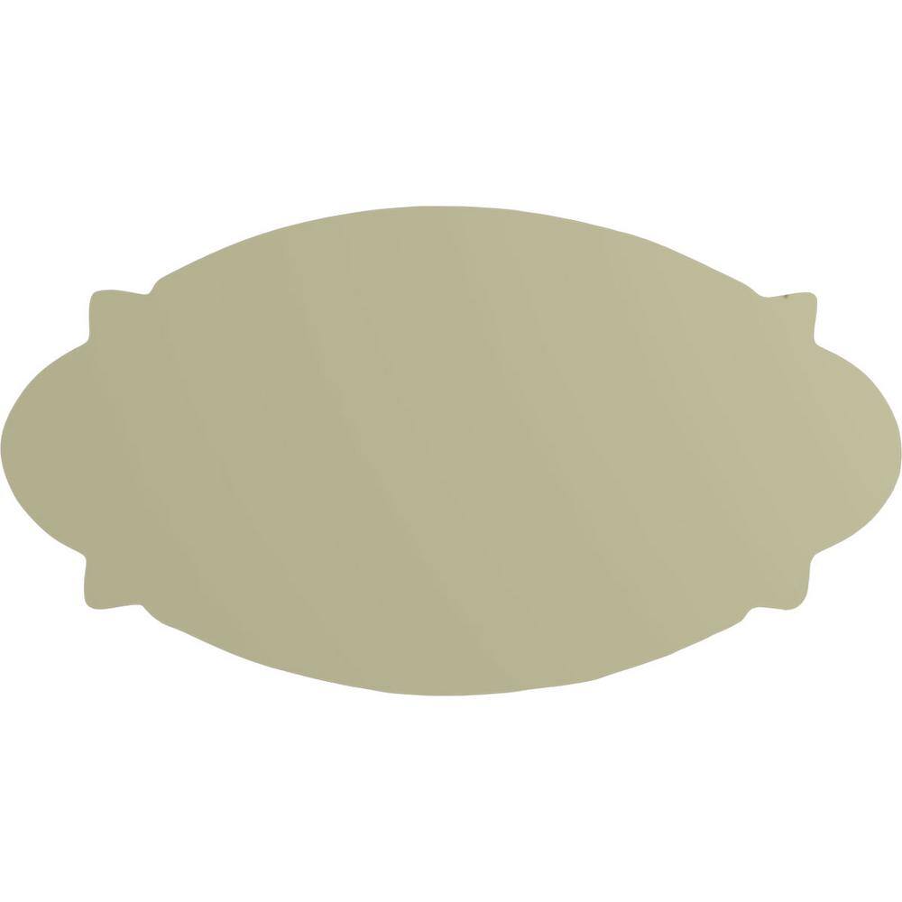 Gray Polyurethane Decorative Applique Onlay, 5.75" Wide