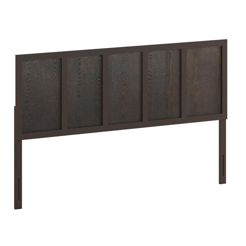 TAYLOR + LOGAN Dark Brown King Headboard