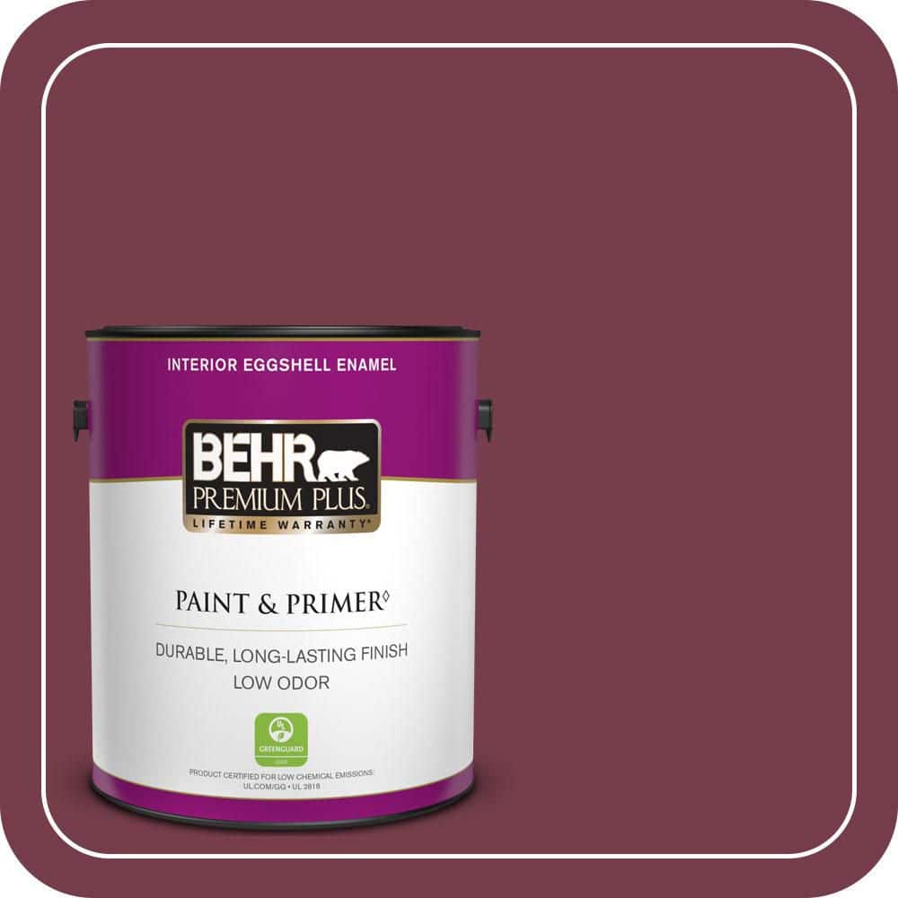 1 gal. #ICC-110 Vintage Merlot Eggshell Enamel Low Odor Interior Paint & Primer product image for price tracking