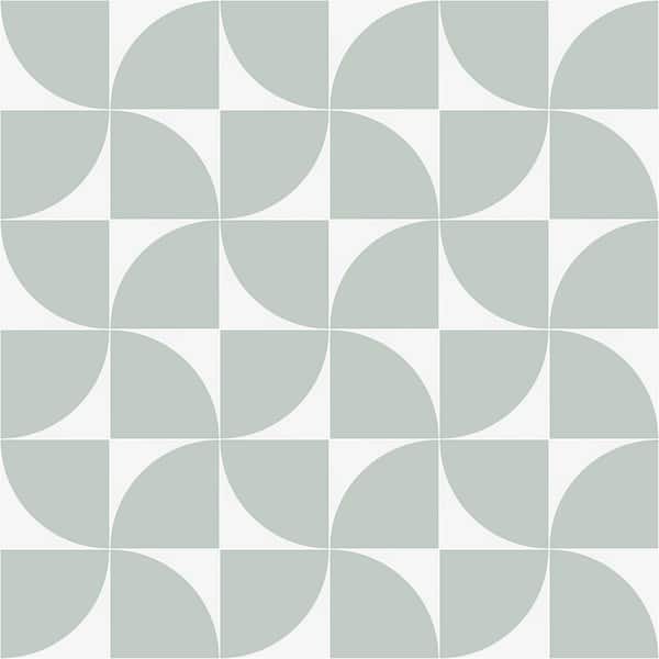 Tori Crescent Green 8 in. x 8 in. Matte Porcelain Floor and Wall Tile (26 Pieces / 11.19 sq. ft. / Case)