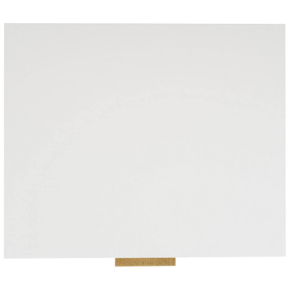 White Wood and Metal Retro Accent Table with Storage