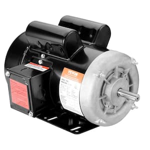 1.5 HP Electric Motor 3450 RPM, AC 115V/230V, 56 Frame Air Compressor Motor Single Phase, 5/8 in. Keyed Shaft, CW/CCW