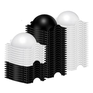 Air Layering Propagation Kit 30-Piece Reusable Half Black Transparent Grafting Ball Pods Plant Rooting Grafting Box
