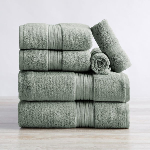 Eucalyptus Soft Cotton Classic 6 Piece Towel Set