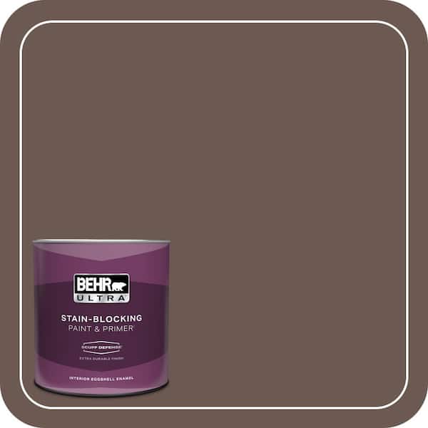 BEHR ULTRA 1 qt. #N180-7 Oiled Teak Extra Durable Eggshell Enamel Interior Paint & Primer