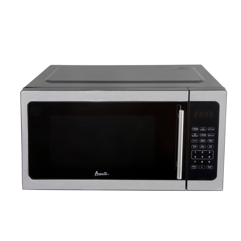 Avanti 1.5 Cu Ft Silver Stainless Steel Countertop Microwave for RV