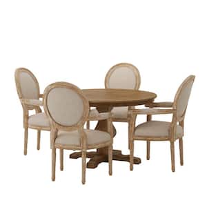 Alamosa 5-Piece natural and Beige Dining Set