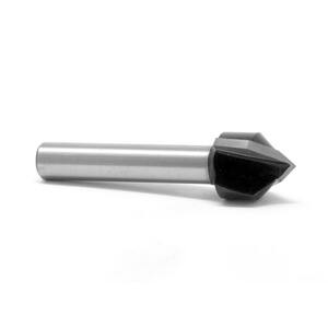 7/8-Inch Cutting Dia 1/4-Inch Shank Woodworking 90 Degree Carbide Tipped 2-Flute V-Groove Router Bit 