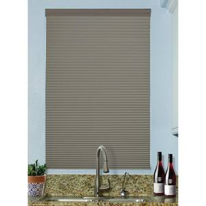 Antique Pewter Cordless Top Down Bottom Up Blackout 9/16 in. Single Cell Cellular Fabric Shade 40 in. W x 48 in. L