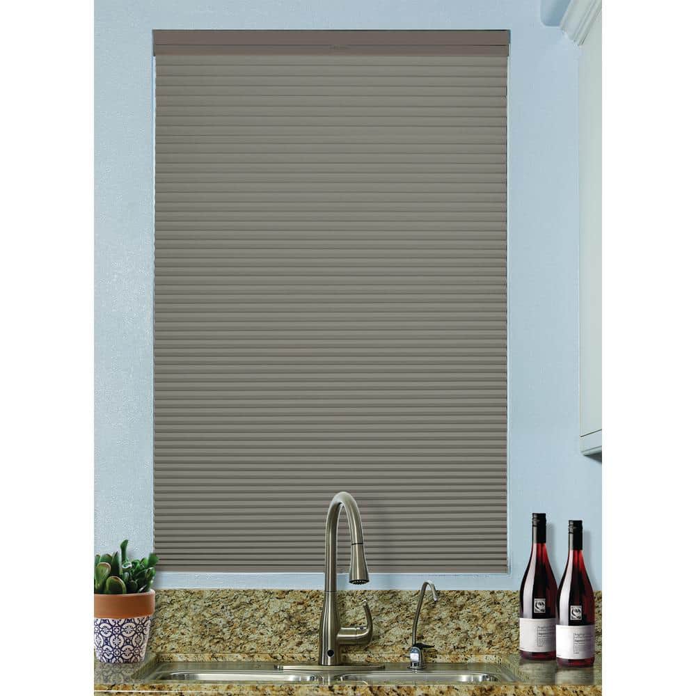 Antique Pewter Cordless Top Down Bottom Up Blackout 9/16 in. Single Cell Cellular Fabric Shade 46.5 in. W x 72 in. L price history on PriceWatchPro