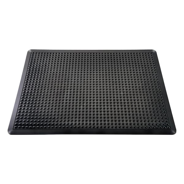 Floortex Doortex Black Anti-Fatigue BubbleMat-24 in. x 35 in.