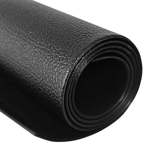Black 60 in. x 26 in. PVC Exercise Equipment Mat High Density Floor Protector Treadmill Mat (10 sq. ft.)