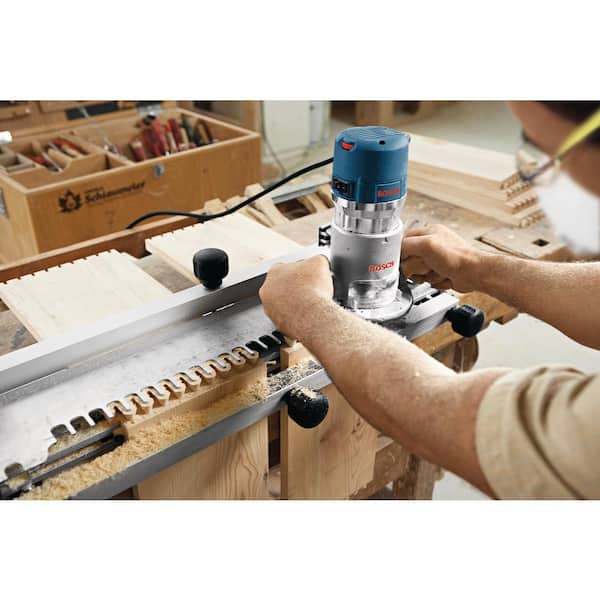 Bosch 15 Amp Corded 27 in. x 18 in. Aluminum Router Table with Bonus 12 Amp  Corded 2.25 HP Variable Speed Fixed-Base Router RA1181+1617EVS The Home  Depot