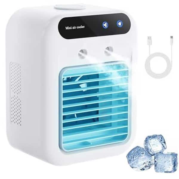 Portable Air Conditioner Cools Rooms with Adjustable Airflow and Long - lasting Mist