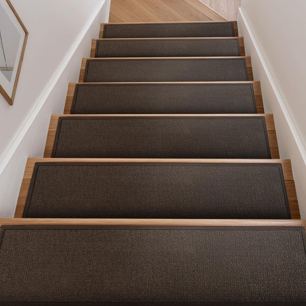 8 in. x 30 in. Chenille Stair Tread Cover (Set of 15)