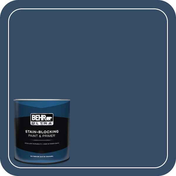 BEHR ULTRA 1 qt. #HDC-FL14-12 Rain Boots Satin Enamel Exterior Paint & Primer