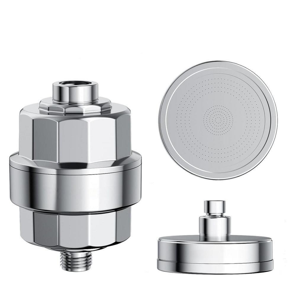 1-Piece Filtered Shower Head with with 3 Replaceable Filter Cartridges 20+3 Stage Hard Water Filter Cartridges in Chrome price history on PriceWatchPro