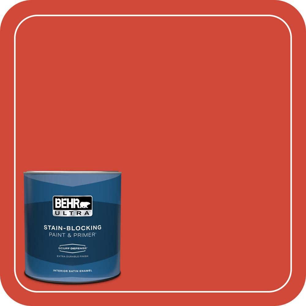 1 qt. #P180-7 Top Tomato Extra Durable Satin Enamel Interior Paint & Primer price history on PriceWatchPro