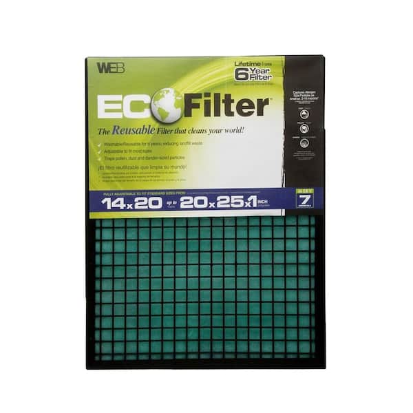 Web 20  x 25  x 1  Eco Adjustable FPR 4 Air Filter