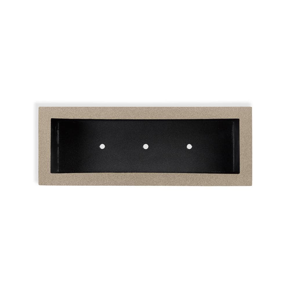 Sandstone Granite Extra Large Rectangular Polymer Planter