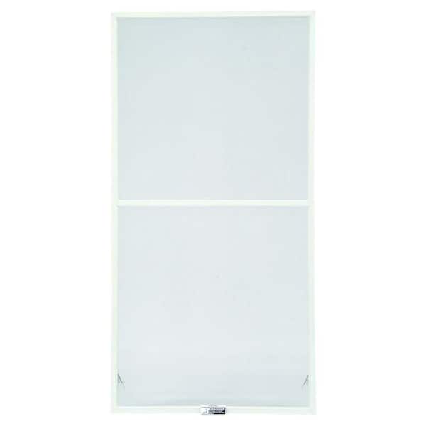 23-7/8 in. x 50-27/32 in. 200 and 400 Series White Aluminum Double-Hung Window Screen