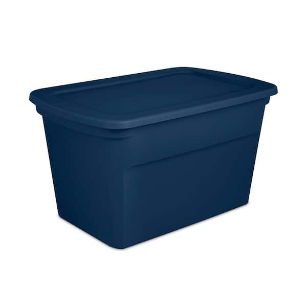 Sterilite 30 Gallon Plastic Stackable Storage Tote Container Box