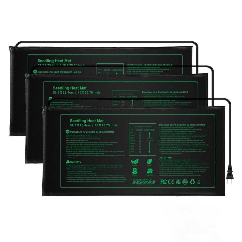 020ページ Justincity 10 in. x 20.75 in. Seed Starter Heat Mat Waterproof