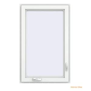 29.5 in. x 47.5 in. V-4500 Series White Vinyl Right-Handed Casement Window with Fiberglass Mesh Screen