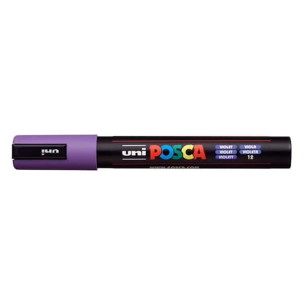 POSCA Marker PC-5M Bullet Medium 2.5mm Black - Sold Each (12 per Box) -  Impact