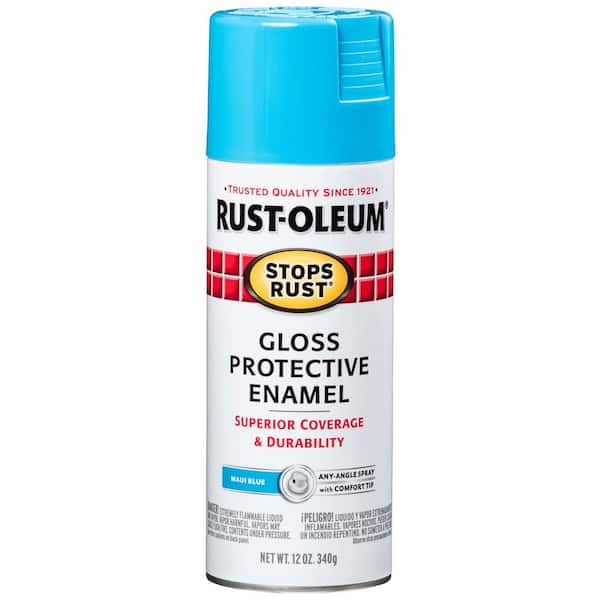 Rust-Oleum Stops Rust 12 oz. Custom Spray 5-in-1 Gloss Laurel Green Spray Paint (Case of 6)
