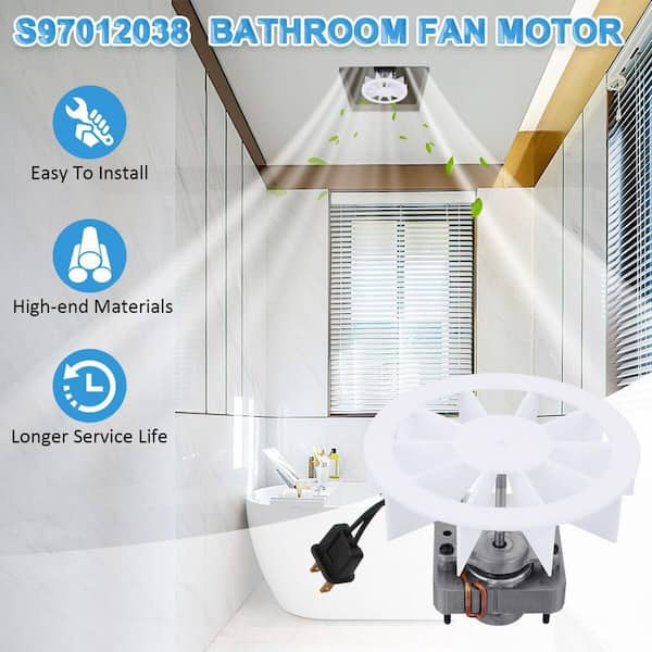 OBJLGEV Bathroom Exhaust Fan Motor Kit 120V 60Hz 0.29A 3000RPM CCW