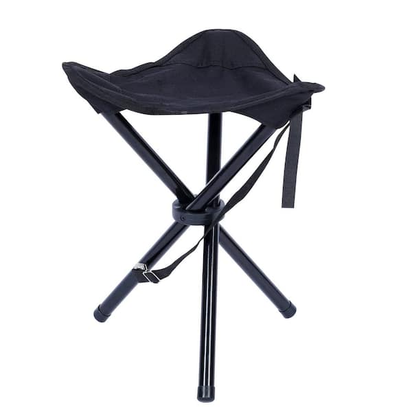 Folding Tripod Camping Stool Tri-Leg Slacker Chair Super Compact for Outdoor Backpacking Fishing Picnic Travel Beach