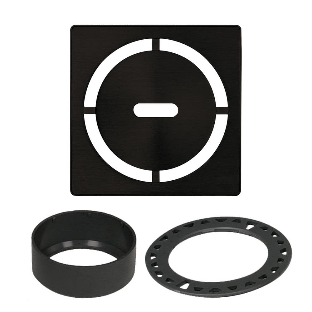 Kerdi-Drain 4 in. Matte Black Pure Drain Grate price history on PriceWatchPro